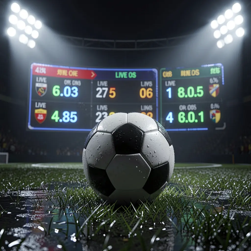 Banner halaman taruhan sepak bola HOYA77 yang menampilkan bola sepak di atas rumput basah di bawah lampu stadion dramatis dengan grafis peluang langsung bercahaya dalam suasana olahraga gelap premium Banner halaman taruhan sepak bola HOYA77 yang menampilkan bola sepak di atas rumput basah di bawah lampu stadion dramatis dengan grafis peluang langsung bercahaya dalam suasana olahraga gelap premium